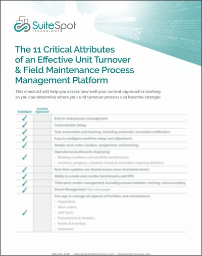 Multifamily_Operations_Process Management Checklist Multifamily_Operations_Process Management Checklist