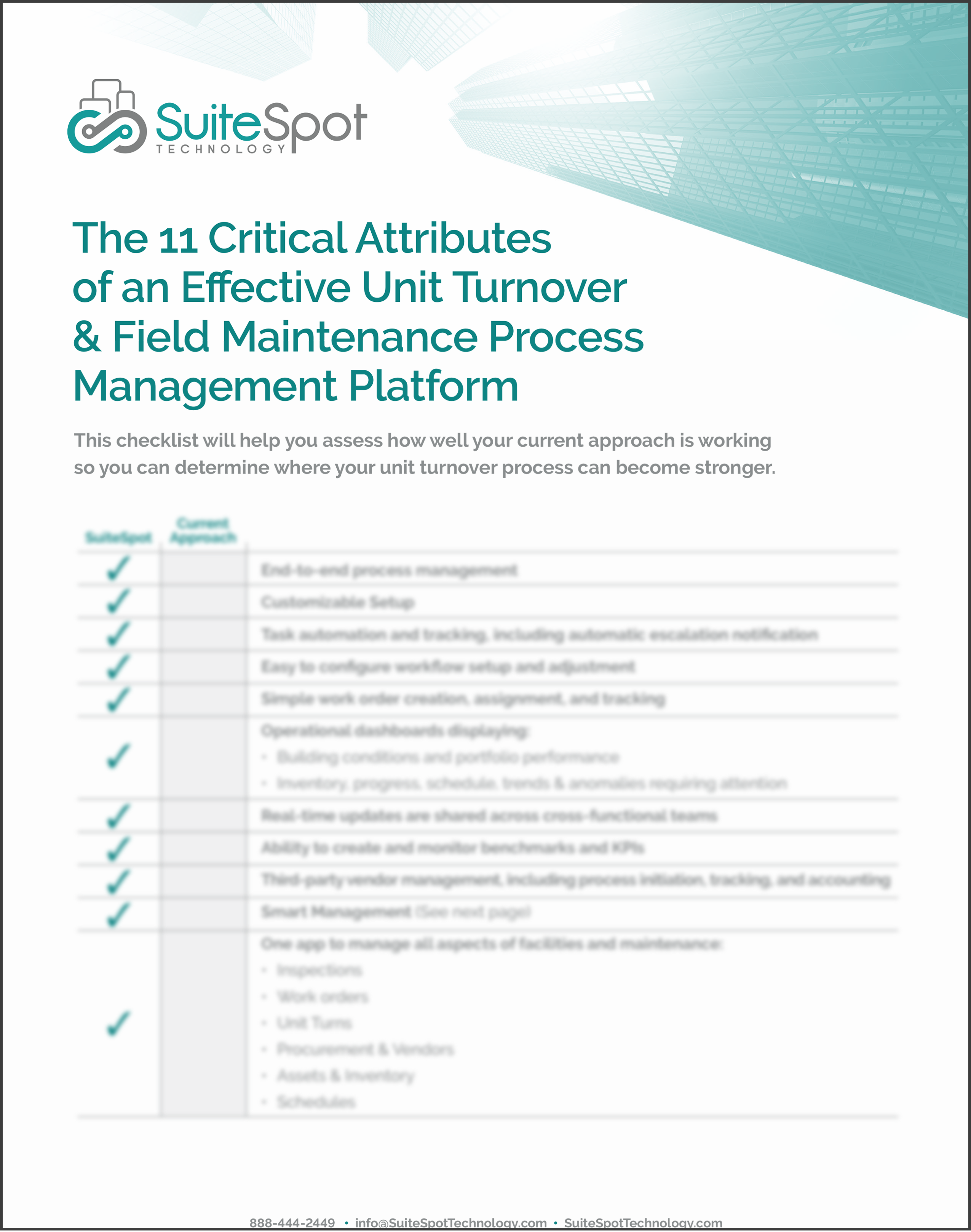 Multifamily_Operations_Process Management Checklist Multifamily_Operations_Process Management Checklist